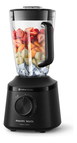 comprar Liquidificador Série 3000 Turbo 1000w Philips Walita Hr2270 Cor Preto 220V