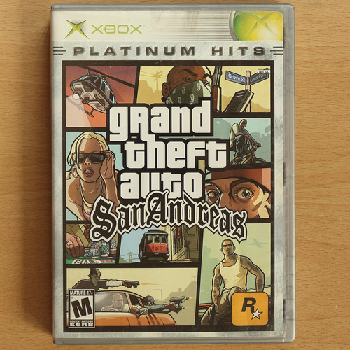 Grand Theft Auto San Andreas Platinum Hits Xbox Original