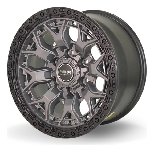 Roda Off Road Aro 17 6x139 Off - 5 M31 Texas Ford Ranger Un Cor Grafite Fosco 6x139