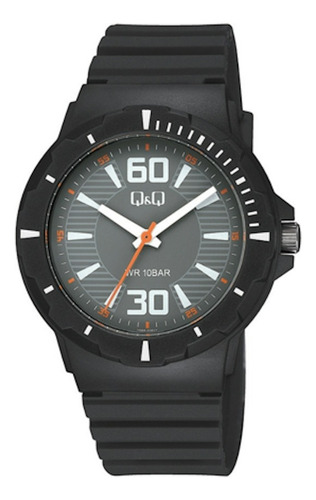 Reloj Q&q Análogo Pulsera De Hombre Waterproof 100mts 