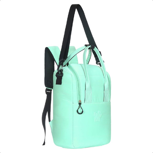 Mochila Porta Mate Puffer Mujer Urbana Viaje Original Trendy