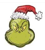 Comprar Globos Metalizado Grinch Feliz Navidad 35p Feliz Año Verde