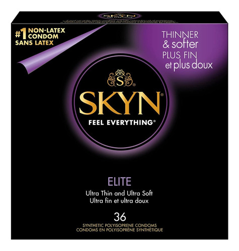 Condones Lifestyles Skyn Elite Sin Latex Lubricados X 36 Und