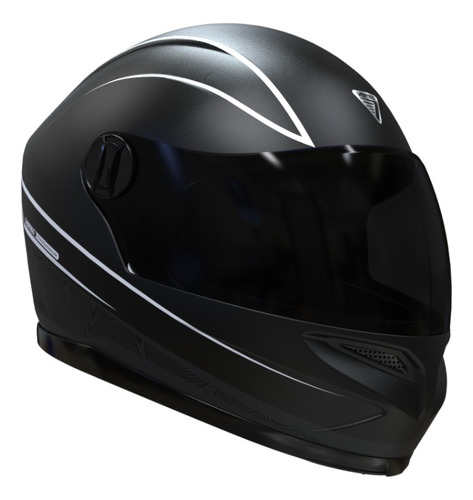 Casco para moto integral Vertigo V32 Dominium blanco mate talle XL