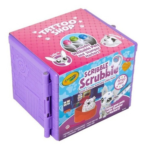 Crayola Scribble Scrubbie Tattoo Shop/ Pinte E Limpe Os Pets