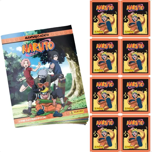 Álbum Naruto Classic Oficial Completo Com 176 Figurinhas