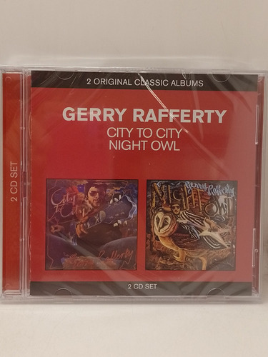 Gerry Rafferty City To City Cd Doble Nuevo  