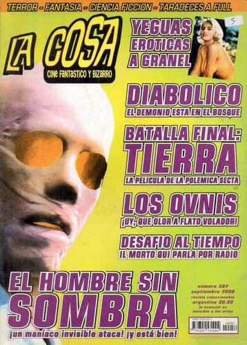 Revista La Cosa 56 El Hombre Sin Sombra