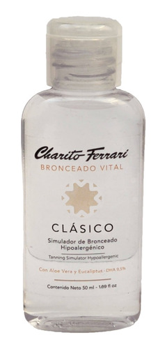 Simulador De Bronceado Clasico 50 Ml  - charito Ferrari