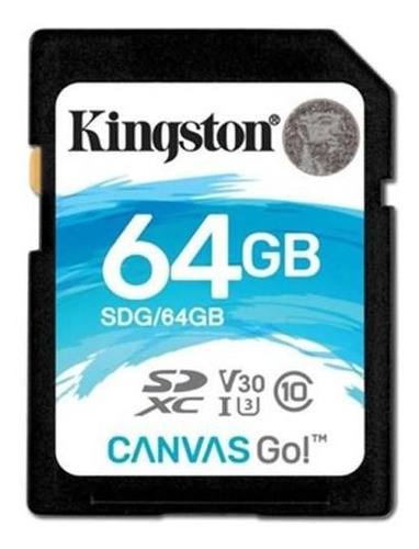 Cartão De Memória Kingston Sd Classe 10 90mb/s ¿ 64gb