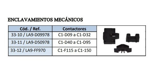 Enclavamientos Mecánicos Para Contactores La9-ff97