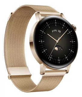 Reloj Inteligente Huawei Watch Gt 3, Oro De 42 Mm, Correa De