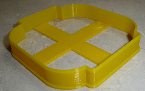 Cortador De Galletas De Outline De La Cabeza Del Bloque De