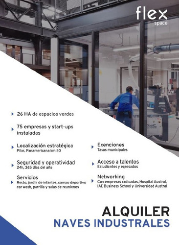Imagen 21 de 21 de Alquiler Nave Industrial - Parque Austral - Pilar