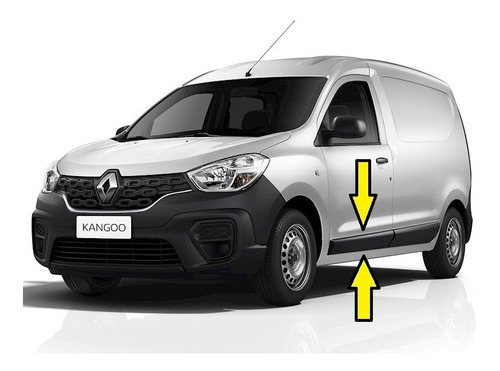 Kangoo 2018/22 Bagueta Moldura De Puerta Delantera Izquierda