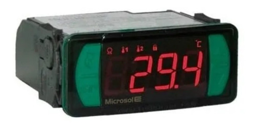 Controlador De Temperatura 2 Sensores Microsol E Full Gauge