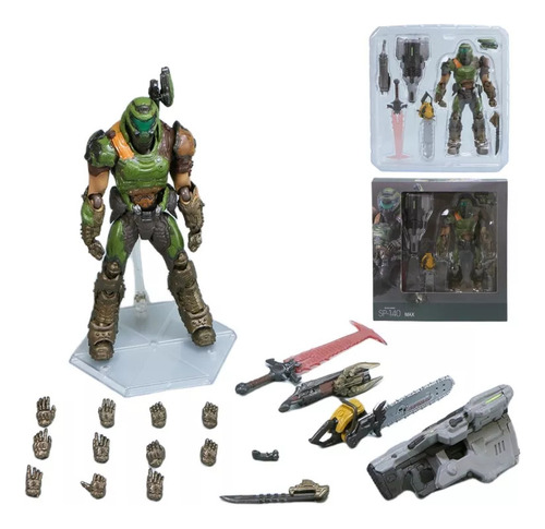 Figura De Juguete Figma Sp-140 Doom Slayer Eternal Action