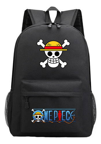 Mochila De 3 Piezas Con Diseño De Calavera De Anime Luffy