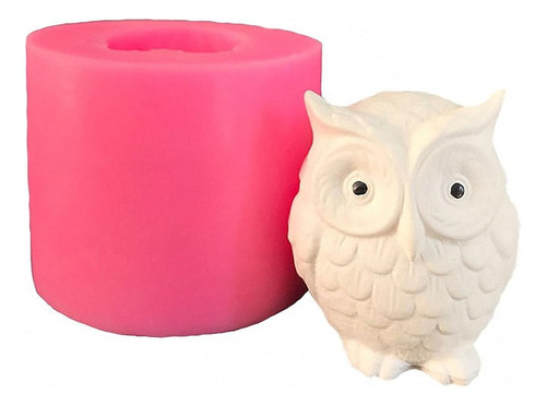 ~? 3d Owl Candle Mold - Moldfun Owl Molde De Silicona Para D