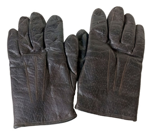 Guantes De Cuero Y Piel - Largo 23 Cm Cancho 11 Cm - C3