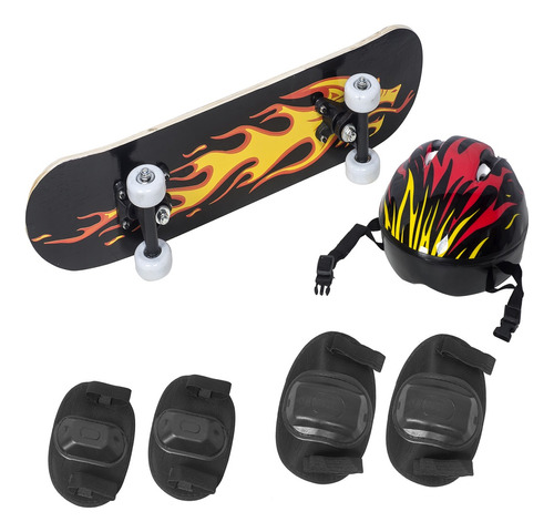 Skate Infantil Jr Radical Shape Com Lixa Completo Iniciantes