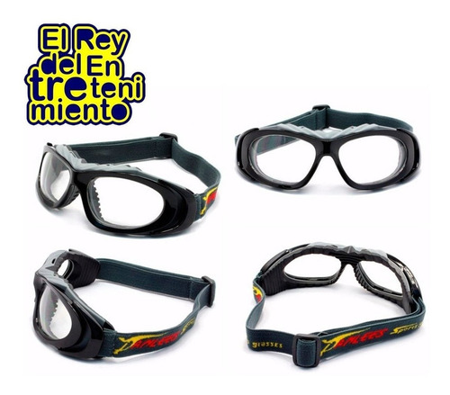 Imagen 3 de 7 de Lentes Gafas De Protección P/ Frontón Paleta Deporte El Rey