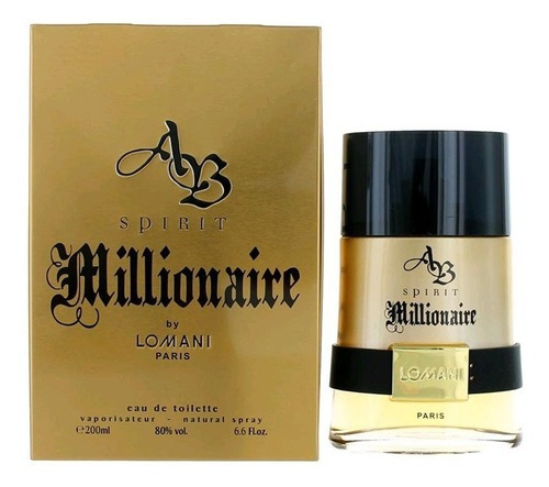 Perfume Ab Spirit Millionaire Edt 200ml Hombre-100%original