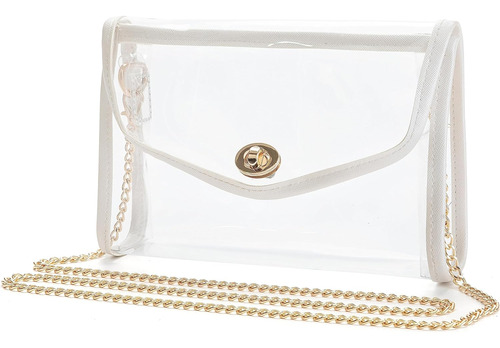 Clutch Transparente Mujer Bolso De Pvc Transparente Bol...