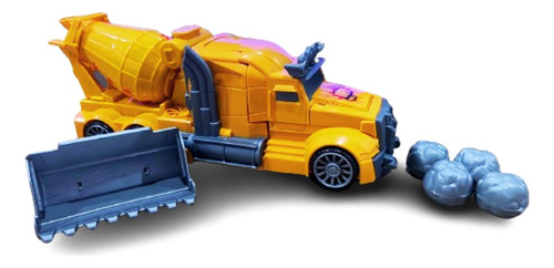 Carrinho Vira Robô Luz Som Transformers Caminhão Trator Top
