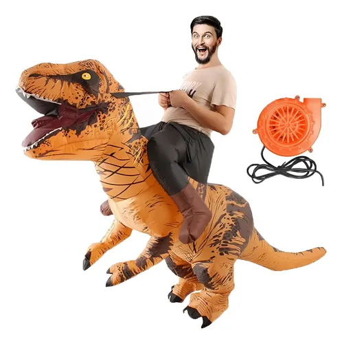 Disfraz Inflable De Dinosaurio Para Montar Para Adulto Niño
