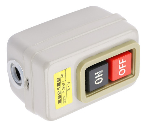 Interruptor De Botón De Encendido/apagado 110/220/380v 3 Pzs