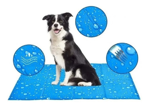 Manta Refrescante Alfombra Mascotas Cama Cojin Perro 50x65cm