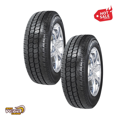 Paquete 2 Llantas 195r15 Hifly Super2000 8c Carga