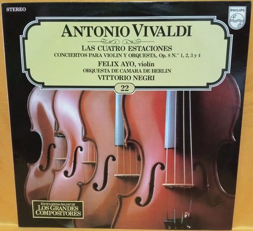 O Antonio Vivaldi Lp Las Cuatro Estaciones 1981 Ricewithduck