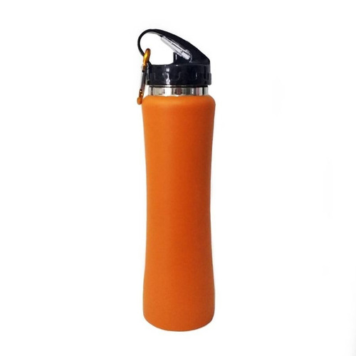 Imagen 2 de 2 de Termo Deportivo Sport 500ml Cantimplora Naranja