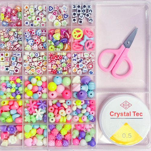 Combinación De Joyas De Cuentas De Color De 24 Casillas