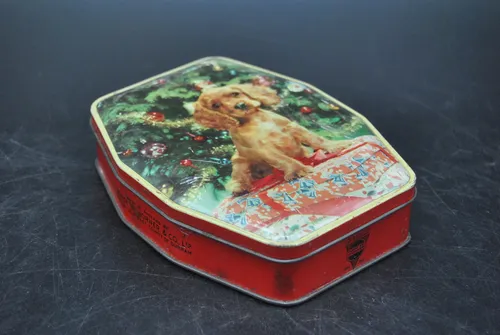 comprar Lata Antigua George W. Horner Inglesa Perro Vintage Vieja