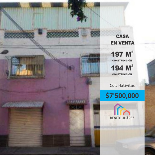 Venta Casa Para Remodelar, Nativitas