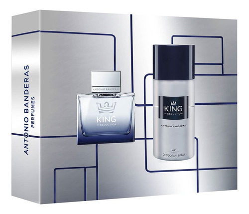 Set Banderas King Of Seduction Men Edt 100 Ml + Deo