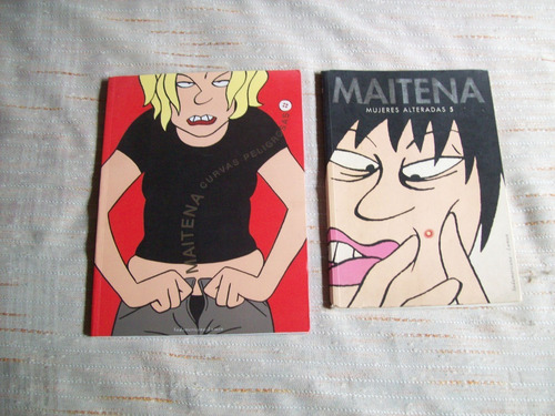 Lote De 2 Libros Ilustrados De Maitena.