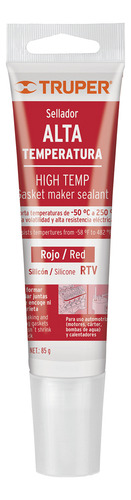 Silicon Rojo Para Alta Temperatura 85g Truper 17566