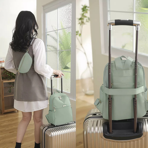 Mochilas De Viaje De Moda Multifuncionales Impermeables Antirrobo2in1 Mochilas Mujer
