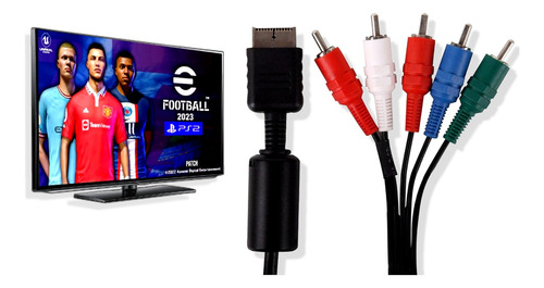 Cable Video Componente Para Ps2 Y Ps3