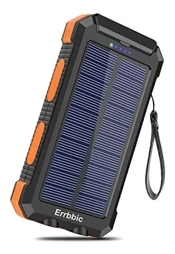 Cargador Solar 30000mah Banco De Energía Solar Portátil Para