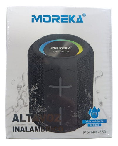 Bocina Portátil Bluetooth Moreka M-350 Resistente Agua Ipx6