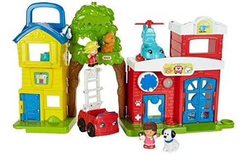 Fisher-price Little People Vecinos Útiles Conjunto De La Ciu