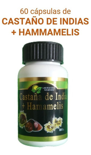 Castaño De Indias + Hammamelis, 60 Caps 100% Naturales