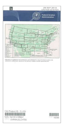 Faa Grafico: Enroute Low Altitude L5 6 Elus5 Edicion Actual