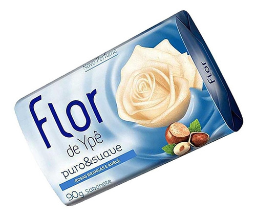 Sabonete Ypê Barra Suave Flor Azul 90g Kit C/ 6unidades 