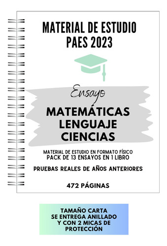 Material Full Estudio Paes Matemáticas Lenguaje Ciencias